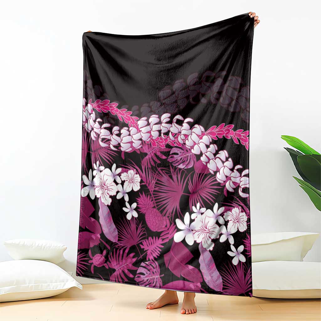 Akala Aloha Hawaii Lei Blanket Tropical Flowers Elegant Vibe LT14 - Polynesian Pride