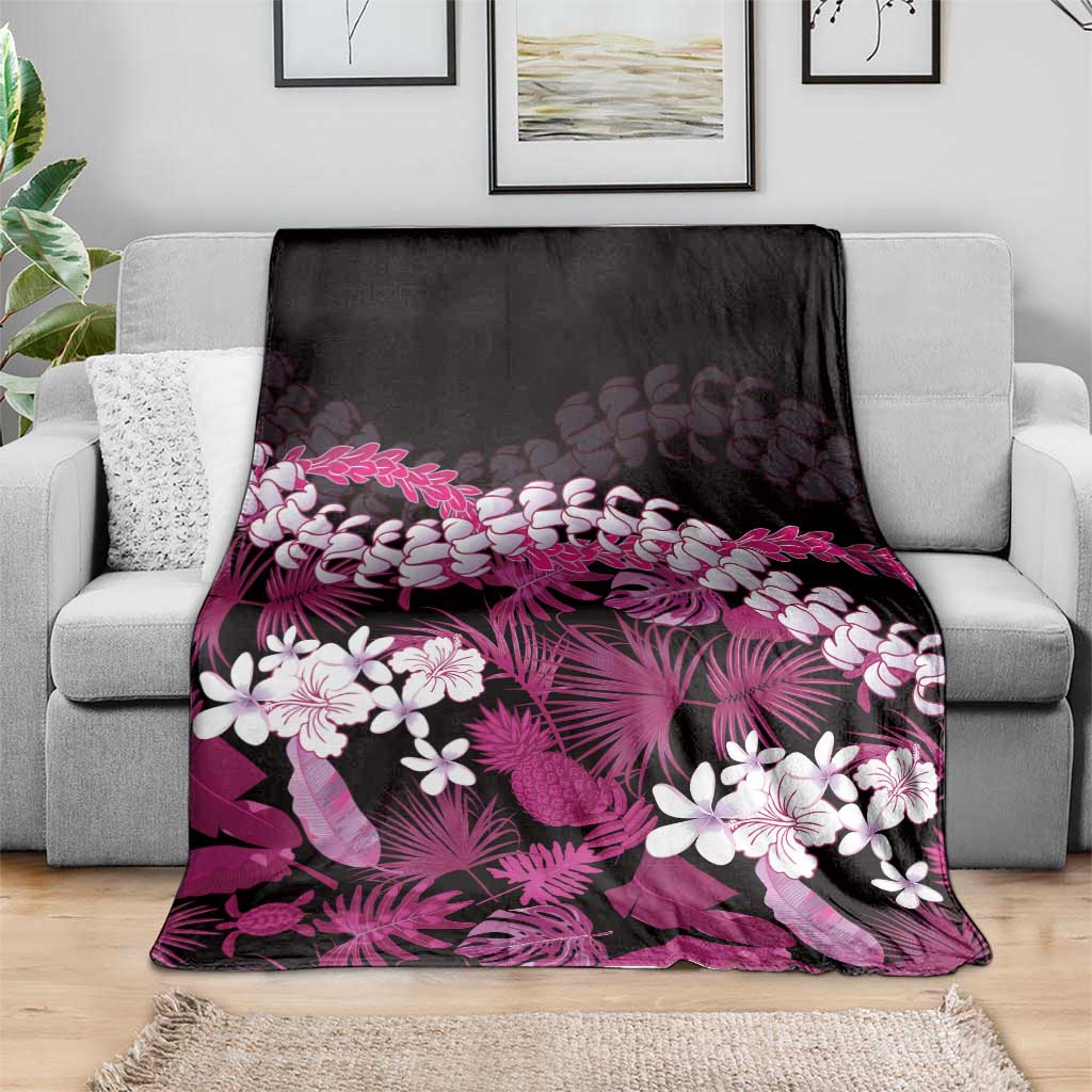 Akala Aloha Hawaii Lei Blanket Tropical Flowers Elegant Vibe LT14 - Polynesian Pride