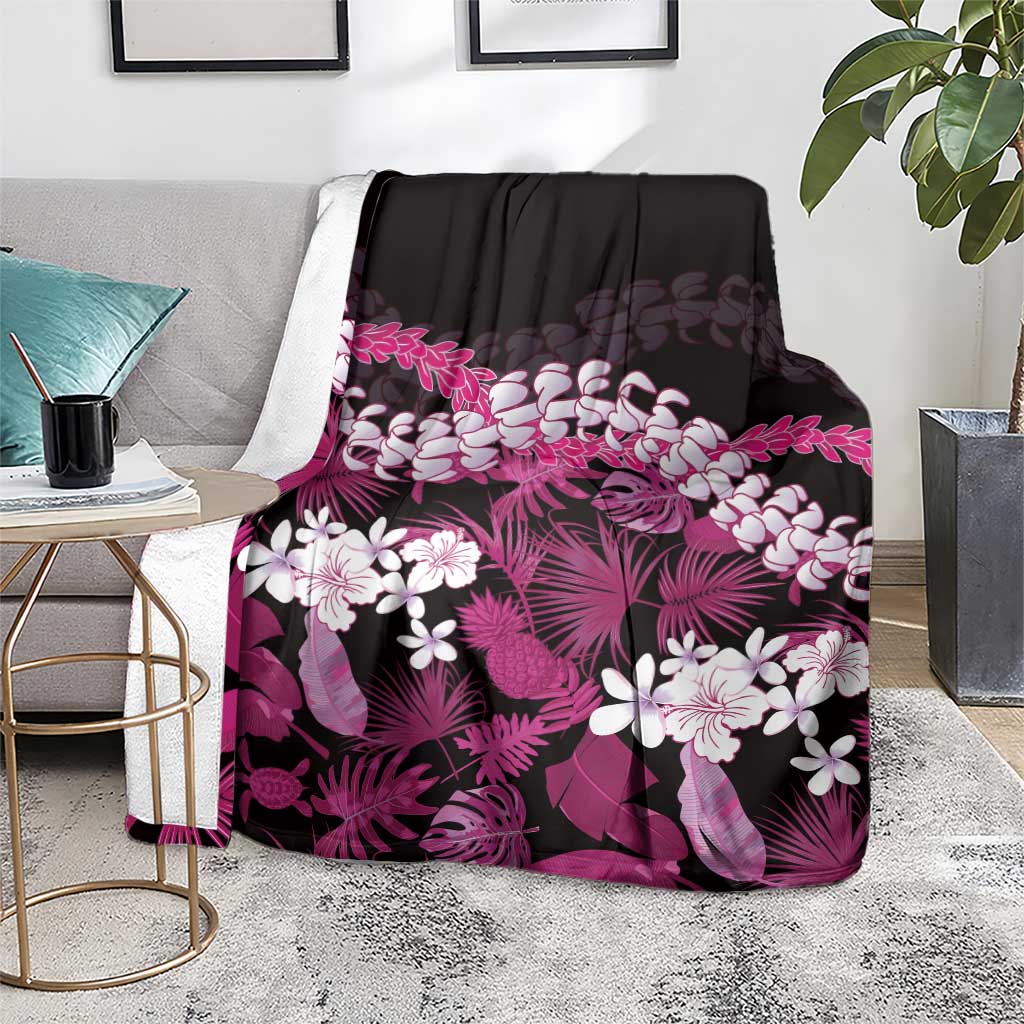 Akala Aloha Hawaii Lei Blanket Tropical Flowers Elegant Vibe LT14 - Polynesian Pride