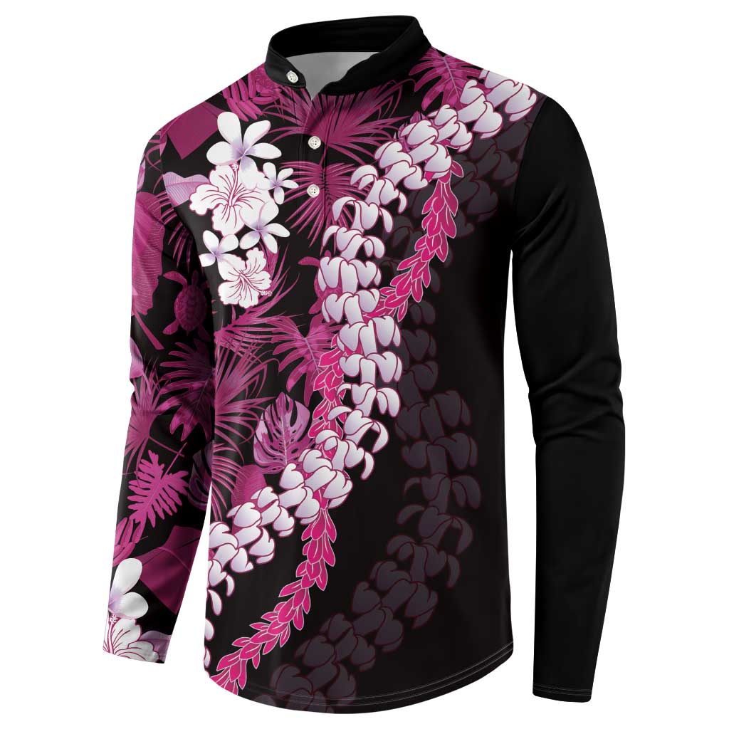 Akala Aloha Hawaii Lei Button Sweatshirt Tropical Flowers Elegant Vibe LT14 - Polynesian Pride