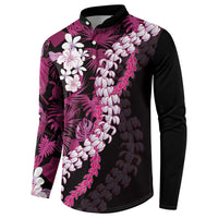 Akala Aloha Hawaii Lei Button Sweatshirt Tropical Flowers Elegant Vibe LT14 - Polynesian Pride