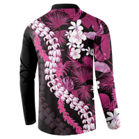 Akala Aloha Hawaii Lei Button Sweatshirt Tropical Flowers Elegant Vibe LT14 - Polynesian Pride