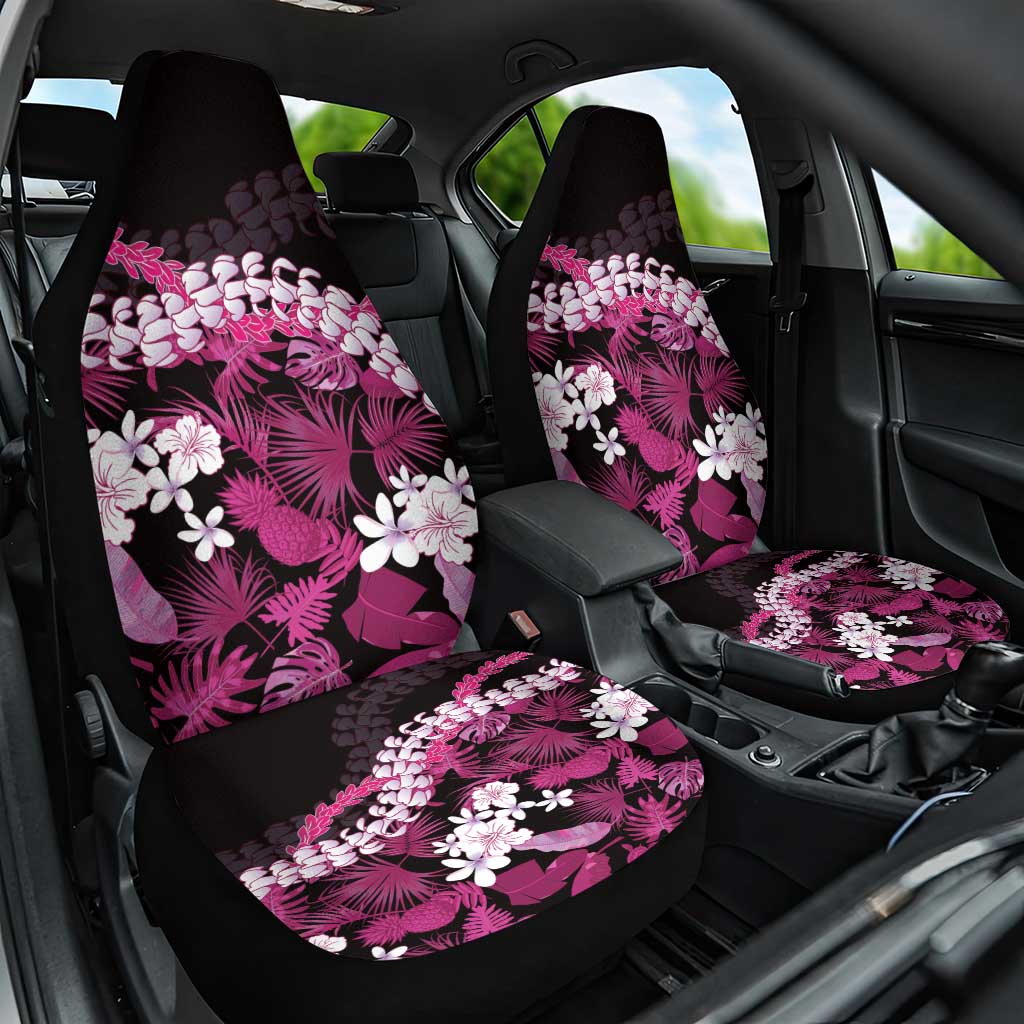 Akala Aloha Hawaii Lei Car Seat Cover Tropical Flowers Elegant Vibe LT14 One Size Pink - Polynesian Pride