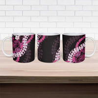 Akala Aloha Hawaii Lei Ceramic Mug Tropical Flowers Elegant Vibe LT14 - Polynesian Pride