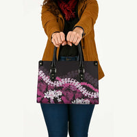 Akala Aloha Hawaii Lei Leather Bag Tropical Flowers Elegant Vibe LT14 - Polynesian Pride