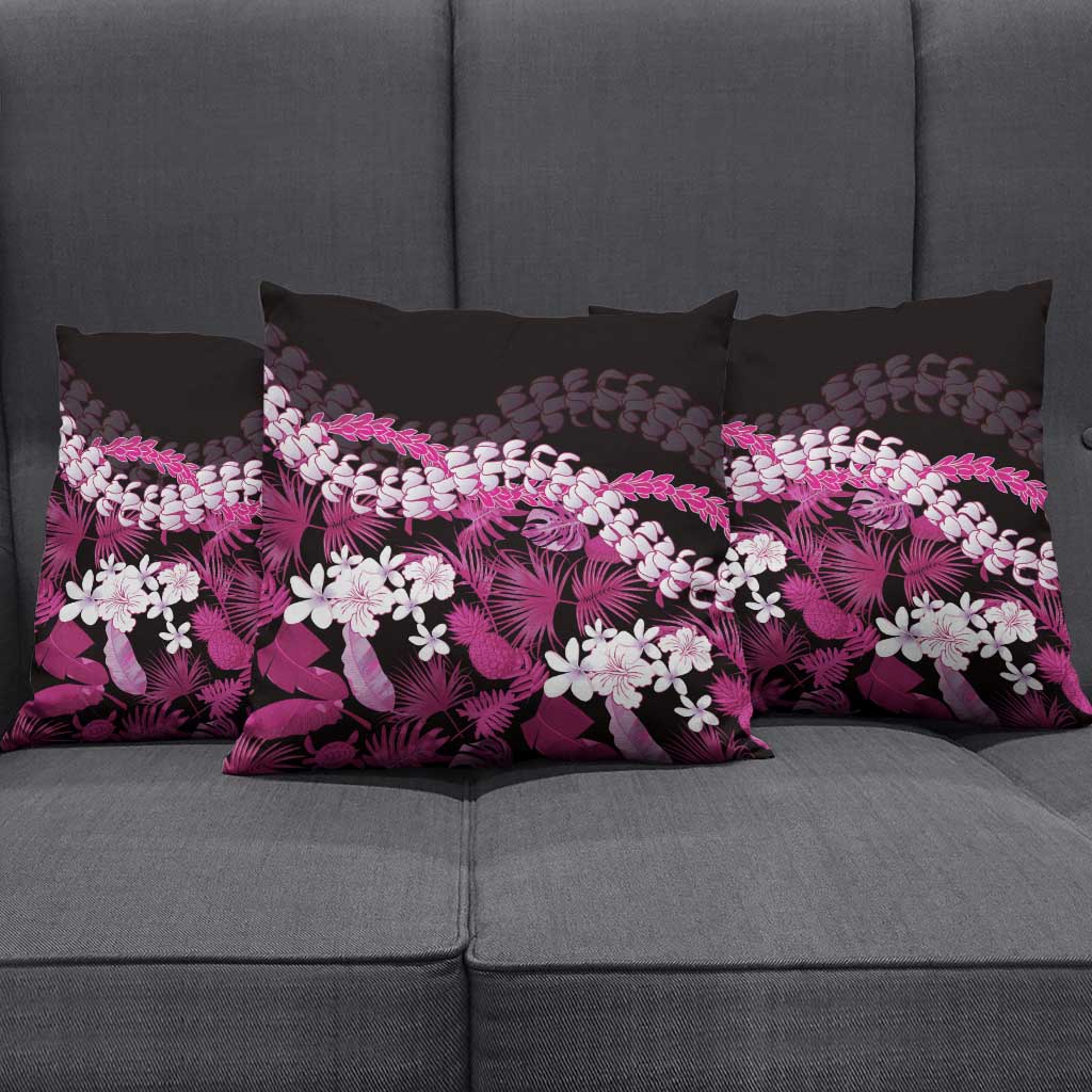 Akala Aloha Hawaii Lei Pillow Cover Tropical Flowers Elegant Vibe LT14 - Polynesian Pride