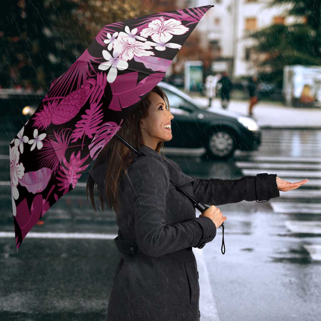 Akala Aloha Hawaii Lei Umbrella Tropical Flowers Elegant Vibe LT14 - Polynesian Pride