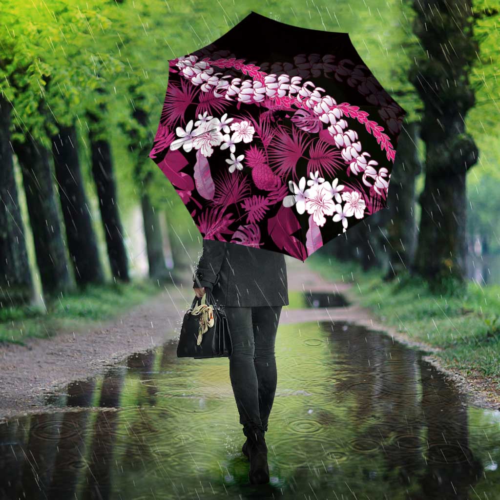 Akala Aloha Hawaii Lei Umbrella Tropical Flowers Elegant Vibe LT14 - Polynesian Pride