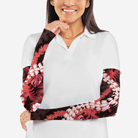 Ulaula Aloha Hawaii Lei Arm Sleeves Tropical Flowers Elegant Vibe LT14 - Polynesian Pride