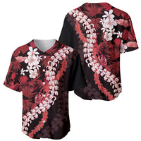 Ulaula Aloha Hawaii Lei Baseball Jersey Tropical Flowers Elegant Vibe LT14 - Polynesian Pride