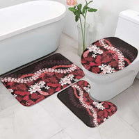 Ulaula Aloha Hawaii Lei Bathroom Set Tropical Flowers Elegant Vibe LT14 - Polynesian Pride