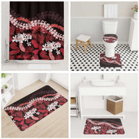 Ulaula Aloha Hawaii Lei Bathroom Set Tropical Flowers Elegant Vibe LT14 - Polynesian Pride