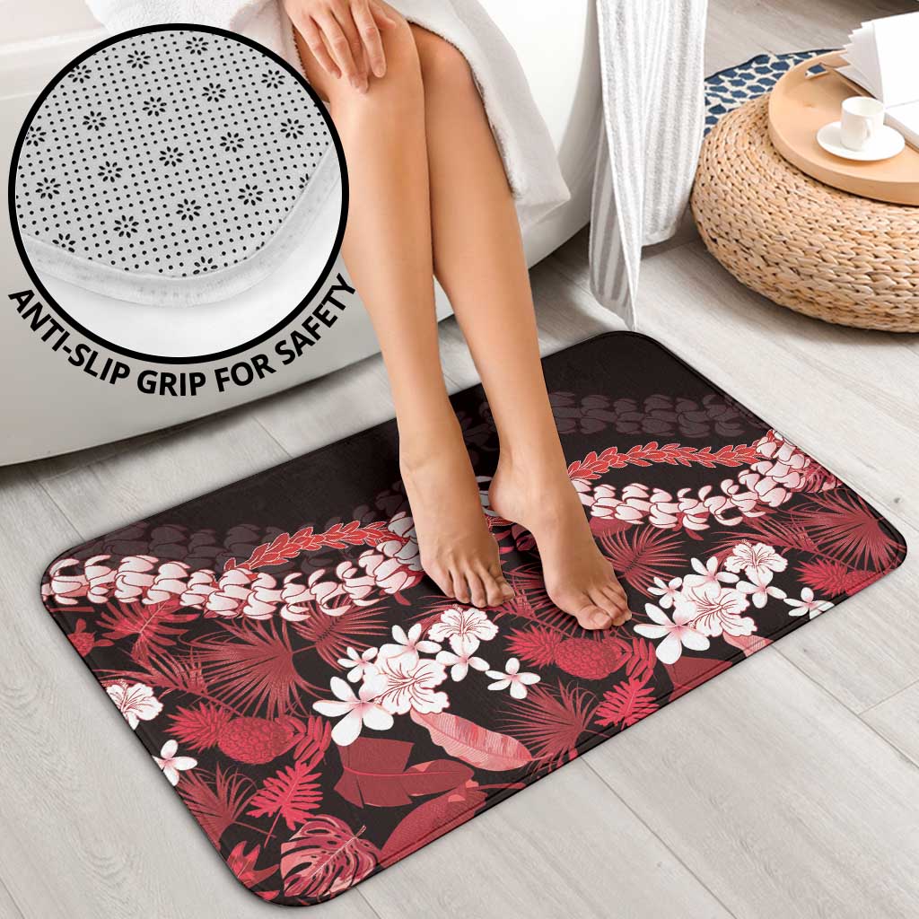 Ulaula Aloha Hawaii Lei Bathroom Set Tropical Flowers Elegant Vibe LT14 - Polynesian Pride