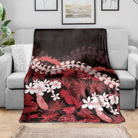 Ulaula Aloha Hawaii Lei Blanket Tropical Flowers Elegant Vibe LT14 - Polynesian Pride