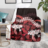 Ulaula Aloha Hawaii Lei Blanket Tropical Flowers Elegant Vibe LT14 - Polynesian Pride