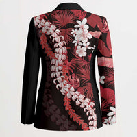 Ulaula Aloha Hawaii Lei Blazer Tropical Flowers Elegant Vibe LT14 - Polynesian Pride