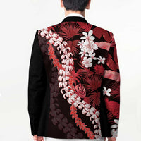 Ulaula Aloha Hawaii Lei Blazer Tropical Flowers Elegant Vibe LT14 - Polynesian Pride