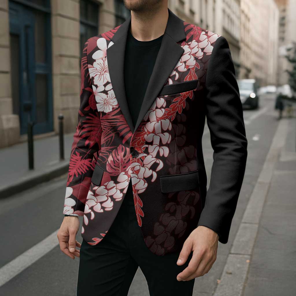 Ulaula Aloha Hawaii Lei Blazer Tropical Flowers Elegant Vibe LT14 - Polynesian Pride