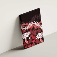 Ulaula Aloha Hawaii Lei Canvas Wall Art Tropical Flowers Elegant Vibe LT14 - Polynesian Pride