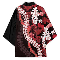Ulaula Aloha Hawaii Lei Kimono Tropical Flowers Elegant Vibe LT14 - Polynesian Pride