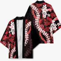 Ulaula Aloha Hawaii Lei Kimono Tropical Flowers Elegant Vibe LT14 - Polynesian Pride