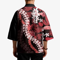 Ulaula Aloha Hawaii Lei Kimono Tropical Flowers Elegant Vibe LT14 - Polynesian Pride