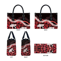 Ulaula Aloha Hawaii Lei Leather Bag Tropical Flowers Elegant Vibe LT14 - Polynesian Pride