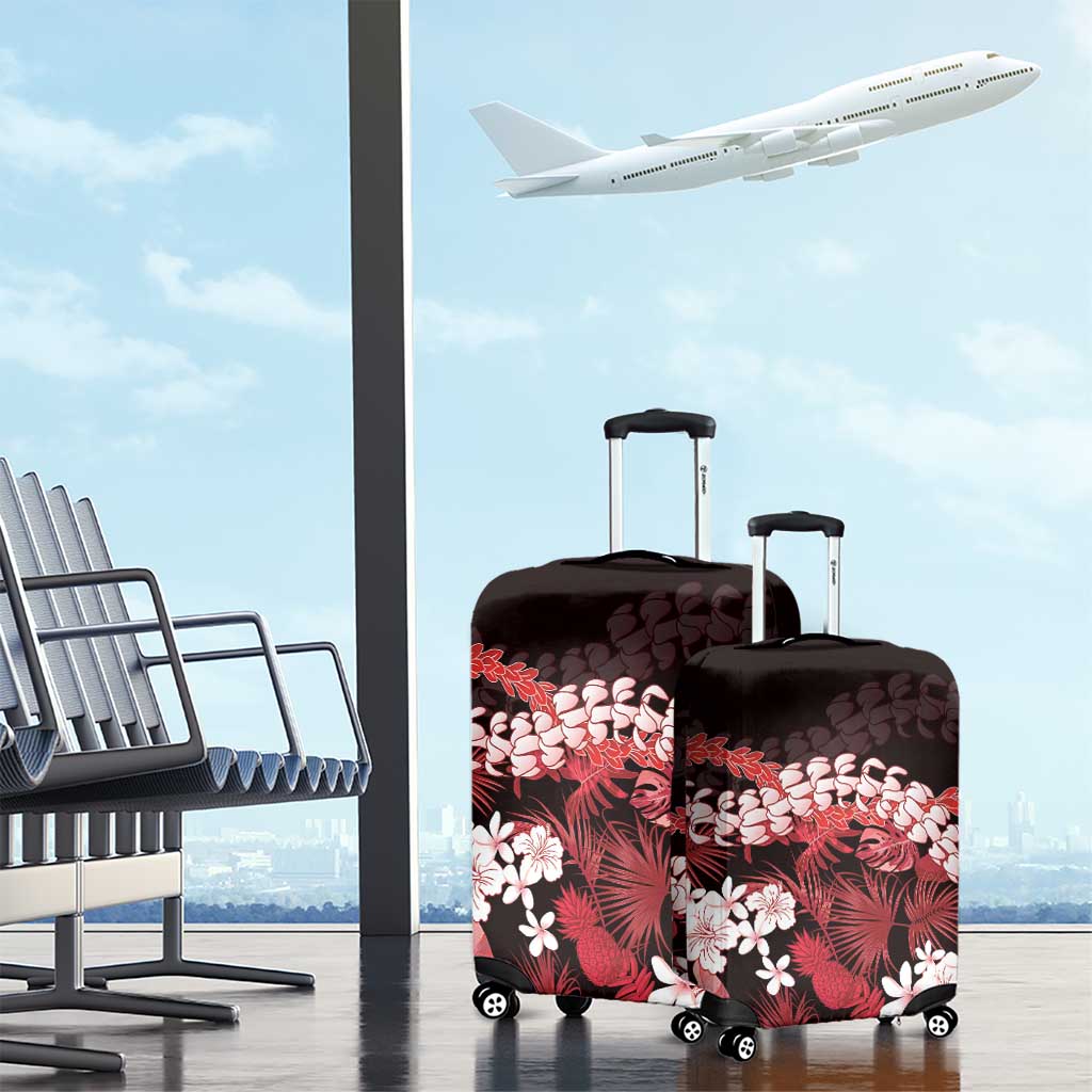 Ulaula Aloha Hawaii Lei Luggage Cover Tropical Flowers Elegant Vibe LT14 - Polynesian Pride