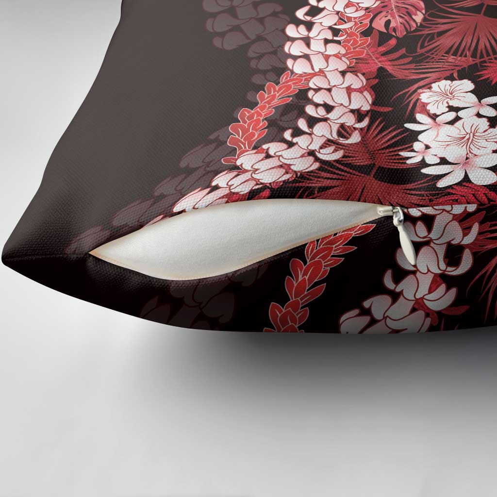 Ulaula Aloha Hawaii Lei Pillow Cover Tropical Flowers Elegant Vibe LT14 - Polynesian Pride
