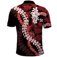 Ulaula Aloha Hawaii Lei Polo Shirt Tropical Flowers Elegant Vibe LT14 - Polynesian Pride