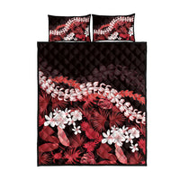 Ulaula Aloha Hawaii Lei Quilt Bed Set Tropical Flowers Elegant Vibe LT14 - Polynesian Pride