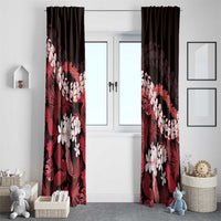 Ulaula Aloha Hawaii Lei Window Curtain Tropical Flowers Elegant Vibe LT14 - Polynesian Pride