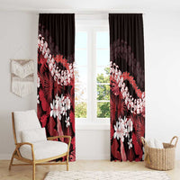 Ulaula Aloha Hawaii Lei Window Curtain Tropical Flowers Elegant Vibe LT14 - Polynesian Pride