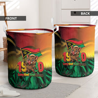 Vanuatu Independence Day Laundry Basket Chibi Boar Proud To Be A Ni-Van LT14 - Polynesian Pride