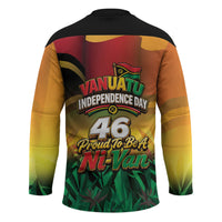 Vanuatu Independence Day Hockey Jersey Chibi Boar Proud To Be A Ni-Van LT14 - Polynesian Pride