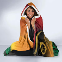 Vanuatu Independence Day Hooded Blanket Chibi Boar Proud To Be A Ni-Van LT14 - Polynesian Pride