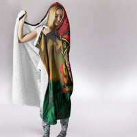 Vanuatu Independence Day Hooded Blanket Chibi Boar Proud To Be A Ni-Van LT14 - Polynesian Pride