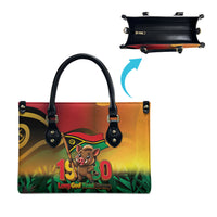 Vanuatu Independence Day Leather Bag Chibi Boar Proud To Be A Ni-Van LT14 - Polynesian Pride