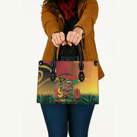 Vanuatu Independence Day Leather Bag Chibi Boar Proud To Be A Ni-Van LT14 - Polynesian Pride