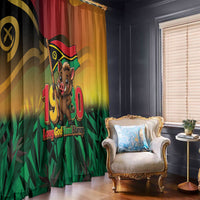 Vanuatu Independence Day Window Curtain Chibi Boar Proud To Be A Ni-Van LT14 - Polynesian Pride