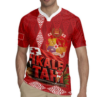 Tonga Rugby Custom Rugby Jersey 2026 Go Ikale Tahi Ngatu Pattern LT14 - Polynesian Pride