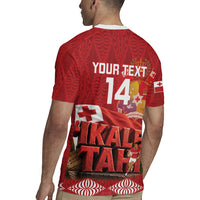 Tonga Rugby Custom Rugby Jersey 2026 Go Ikale Tahi Ngatu Pattern LT14 - Polynesian Pride
