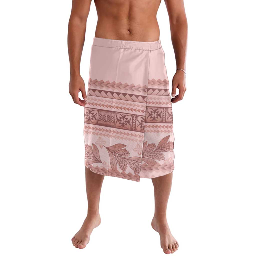 Pastel Pink Samoa Siapo Teuila Flowers Lavalava LT14 Pastel Pink - Polynesian Pride