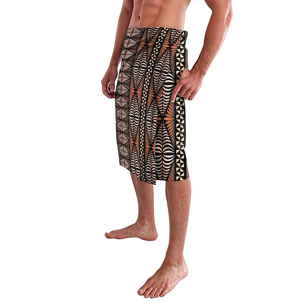 Malo e lelei Tonga Lavalava Tongan Ngatu Vintage Brown LT14 - Polynesian Pride