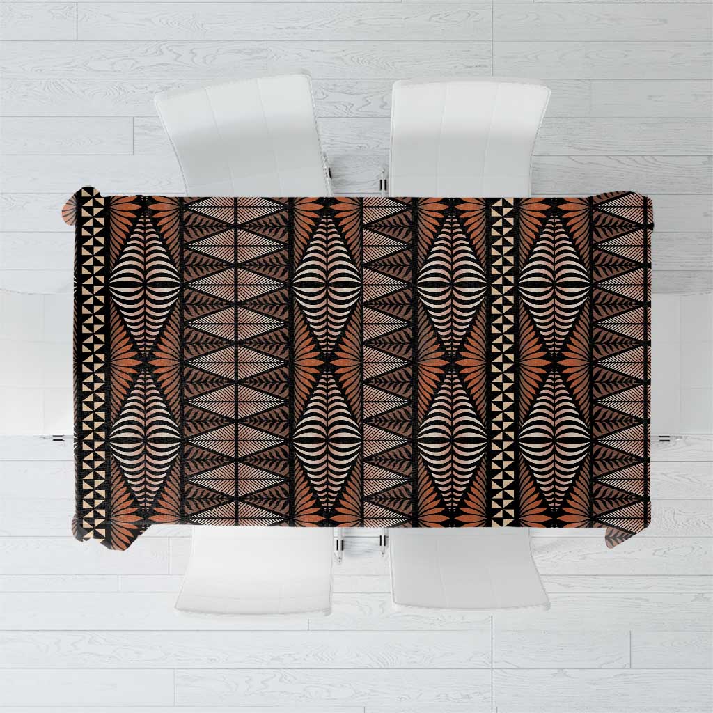 Malo e lelei Tonga Tablecloth Tongan Ngatu Vintage Brown LT14 Brown - Polynesian Pride