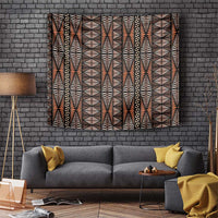 Malo e lelei Tonga Tapestry Tongan Ngatu Vintage Brown LT14 Brown - Polynesian Pride