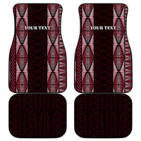 Tonga Rugby Car Mats 2025 Mate Maa Tonga Ngatu Motif LT14 - Polynesian Pride