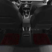 Tonga Rugby Car Mats 2025 Mate Maa Tonga Ngatu Motif LT14 Set 2pcs - Back Red - Polynesian Pride