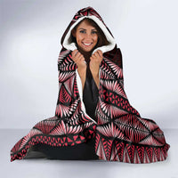 Tonga Rugby Hooded Blanket 2025 Mate Maa Tonga Ngatu Motif LT14 - Polynesian Pride