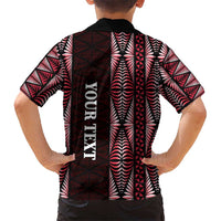 Tonga Rugby Personalised Kid Hawaiian Shirt 2025 Mate Maa Tonga Ngatu Motif LT14 - Polynesian Pride